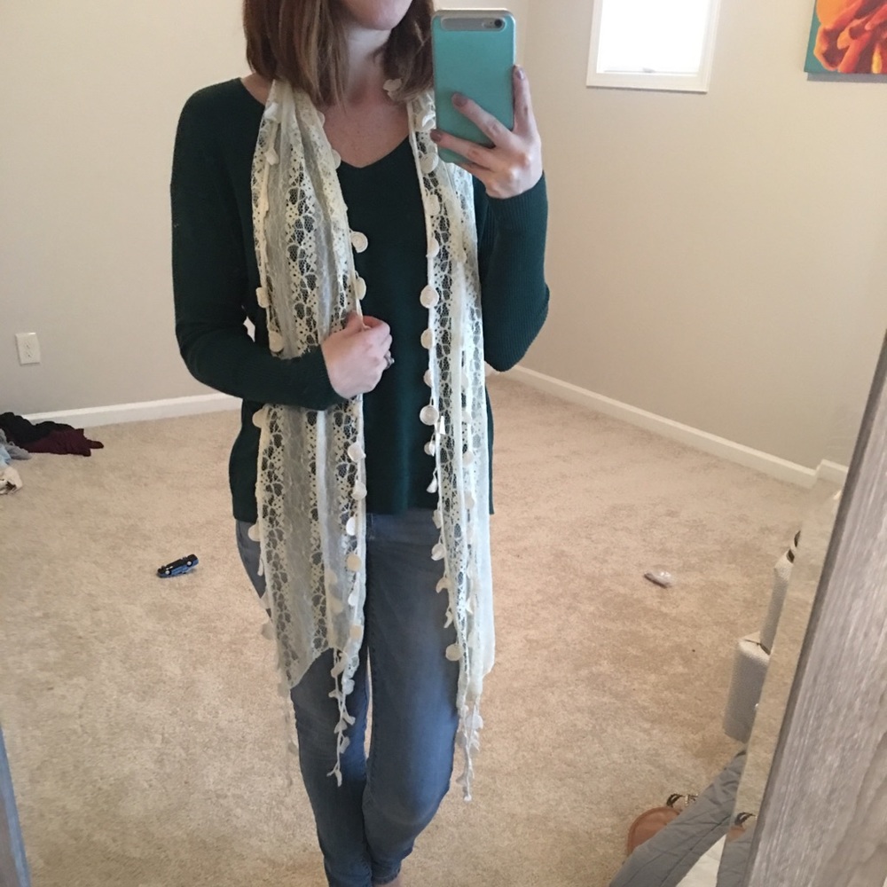 Cream Scarf